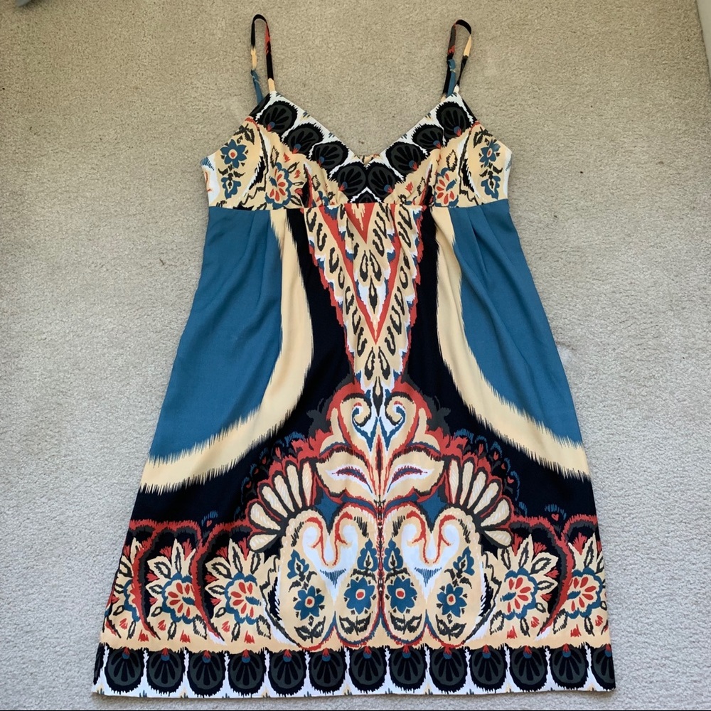 Bohemian silk dress